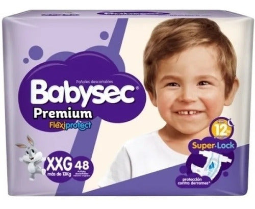 Babysec Premium Diapers Size XXG - 48 Units 0