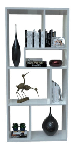 Modern Minimalist 4-Shelf Bookcase - 1.50 X 0.70 Meters 5