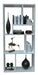Modern Minimalist 4-Shelf Bookcase - 1.50 X 0.70 Meters 5