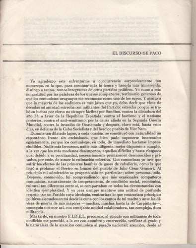 Textos De Y Sobre Francisco Paco Espinola Publicacion Pcu 3