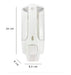 Liquid Soap Dispenser Organizer Wall Mounted for Detergent Shampoo 1