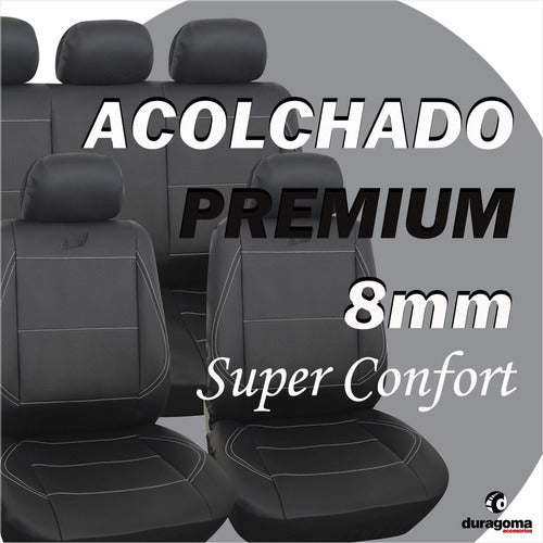 Fitter Soft Leather-Like Padded Car Seat Cover 3