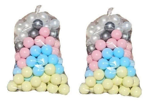 Set of 100 Pastel Color Non-Toxic Ball Pit Balls 1