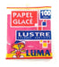 Luma Glazed Lustre Paper X100 Sheets 10x10cm Assorted Colors 0009 0