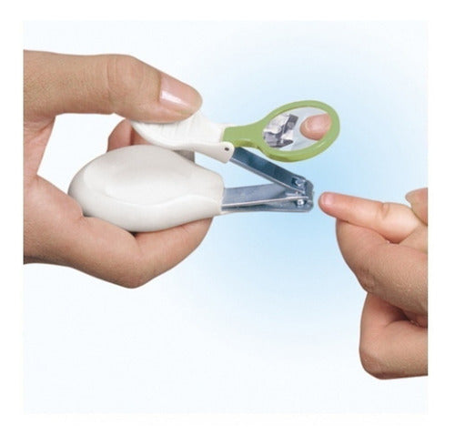 Safety Nail Clipper with 5x Magnifying Glass Baby Nail Cutter 3