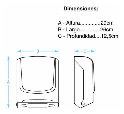 Dispensador De Papel Toalla Intercalada . Baños Cocinas 1