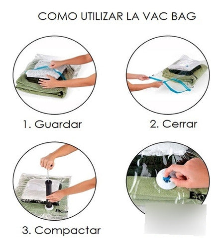 Combo 6 Vac Bag Ordene Trip Mediana Grande Extragrande Jumbo 6