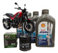 Shell-Hiflo Benelli Leoncino 500 Oil Change Kit + Synthetic Shell + Hiflo Filter 0