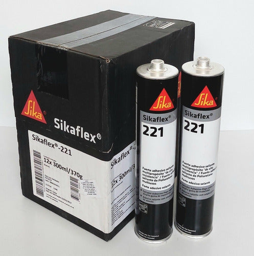 Sikaflex 221 White Polyurethane Sealant/Adhesive 1