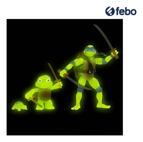 Nickelodeon Teenage Mutant Ninja Turtles Leonardo Glows in the Dark Febo 2