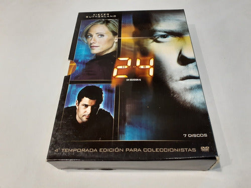 24 Horas Temporada 4 - 7 Dvd Box Set 2009 Nacional Nm 0