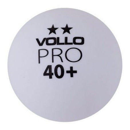 Bola De Tênis Mesa Pack 6 Bolinhas Pro Vollo Vt611-2 Branca 1