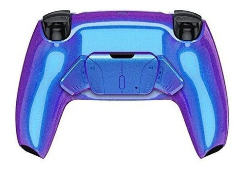 4 Botones Extra Para Control Ps5 Extremerate Azul Violeta 3