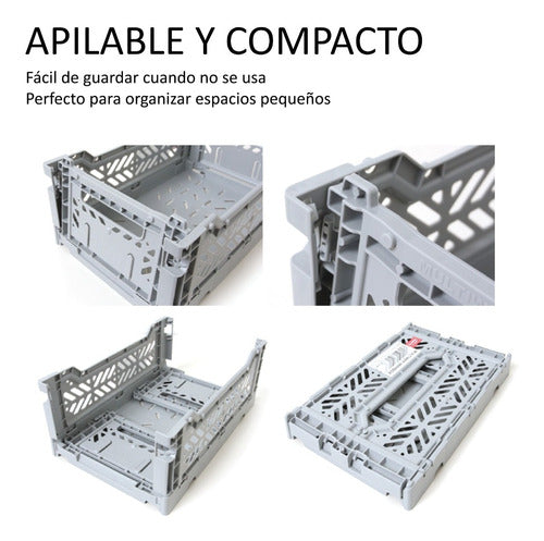 AY-KASA Foldable Stackable Midi Container Basket 164