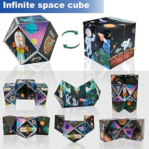 Infinity Cube 3D Magic Cube Set, Package of 3 Toys 1