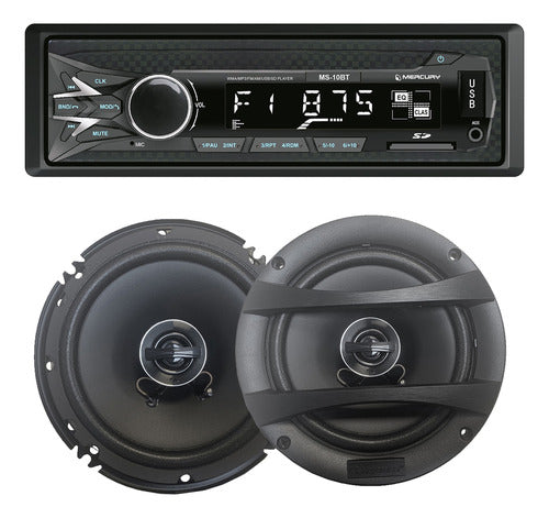 Stereo Usb Bluetooth Parlantes Nakamichi 6,5 Pulgadas 2 Vias 0