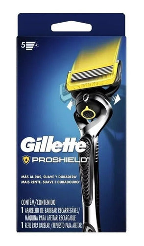 Aparelho De Barbear Gillette Fusion 5 Proshield C/1 Cartucho 0