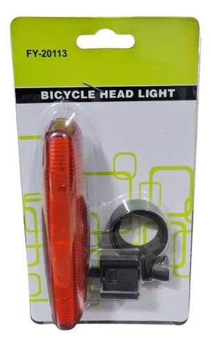 Pack of 2 Red Rear Bike Lights Battery Operated 0