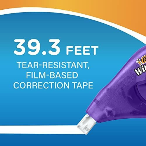 BIC Wite-Out Brand Ez Correct Correction Tape - Pack of 4 5