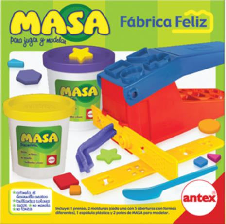 Juego Masas Fabrica Potes Prensa Molduras Espatula Antex 3