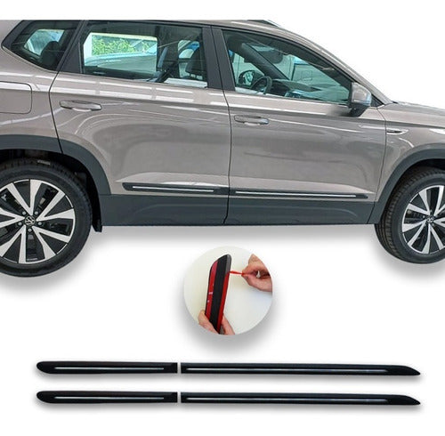 Molduras De Paragolpes Proteccion Kit Para Vw Taos 2022 Keny 3