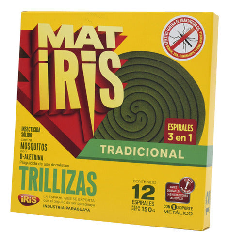 Espirales Caja X12u Insecticida Repelente Matiris Trillizas 0