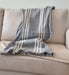 Rustic Fringed Bed Throw 100% Cotton 200 x 150 16