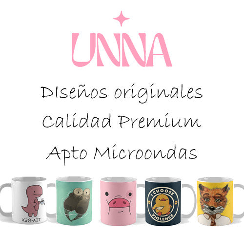 Unna Taza Flores Scops Owl Illustration Calidad Premium 1