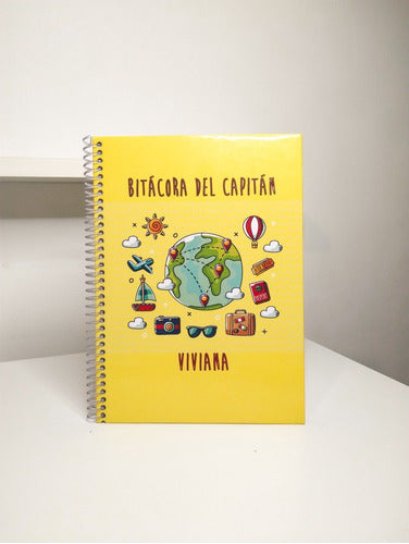 Cuaderno De Viaje - Tapa Dura A5 Personalizado 1