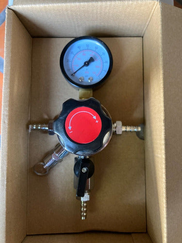 B&S Secondary Beer Regulator for CO2 with 1 Pressure Gauge 5