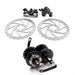 JAK Super Brake Disc Brake Kit 160mm + Caliper + Hubs for Bicycle 0