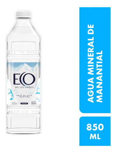 Eco De Los Andes Agua Sin Gas Botella 850ml X18 2