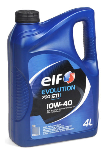 Elf Evolution 700 10W-40 Semi-Synthetic Motor Oil 4 Liters 0