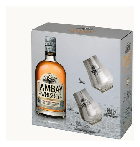 Whisky Lambay Con 2 Copas De Regalo 43% 700 Ml 0