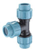Compression Coupling Tee HDPE Polyethylene 110mm 0