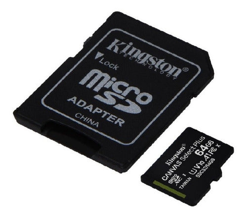 Memoria Micro Sd 64 Giga Con Adaptador Para Sd 0