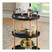 TLD Round Kitchen Organizer Cart - 4-Tier Shelf 48x117cm 2