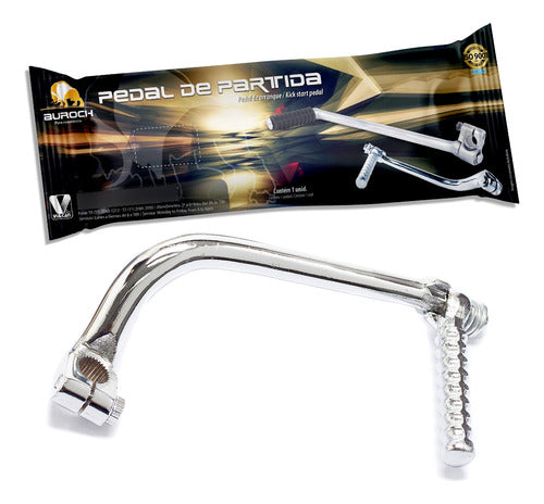 Pedal Partida Cromado Moto Honda Biz 125 0