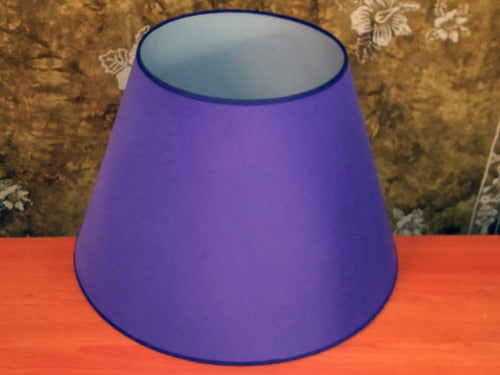 Mbs Artesanías Violet Cone Lampshade 25-45/30 cm Height 6