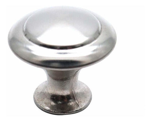 Treely 12Pcs Satin Nickel Cabinet Knobs, 0.9 Inch Round Drawer Handles Pull, Silver 1