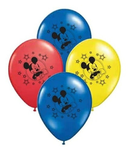 CHIRIMBOLOS Mickey Silhouette Balloons 12 Inches X 10 Units 1