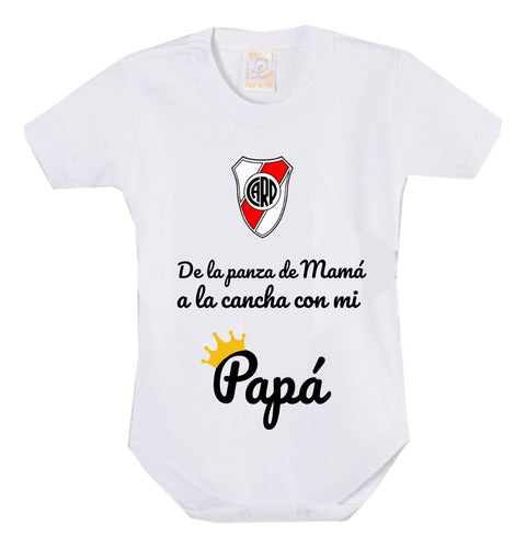100% Cotton River Plate Baby Bodysuit Grandpa, Godfather Announcement Pregnancy 2