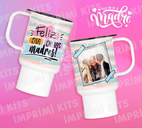 Sublimation Templates Mother's Day Thermal Mugs Photo Frame #4 8