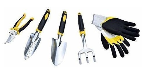 Meijia 5-Piece Aluminum Garden Hand Tool Set 1