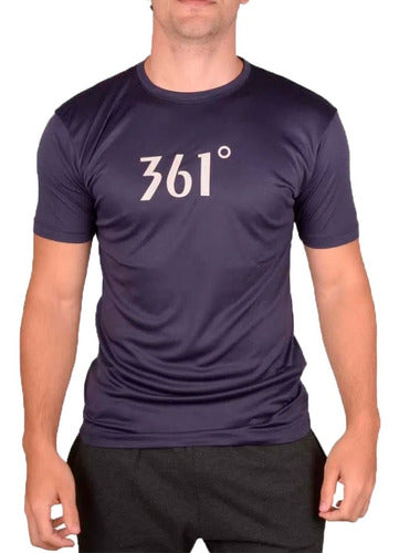 361° Classic Men Running T-Shirt Navy Blue 0