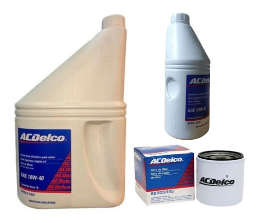 ACDelco Oil Filter + Semi-Synthetic Oil Zafira 0