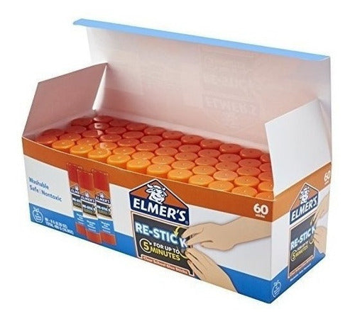 Elmer's ReStick School Glue Sticks 0.28 Ounces 60 Count 1