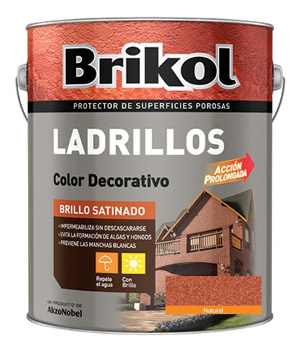 Brikol Natural Waterproofing Brick Protector 4 Lt Sibaco 0