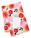 Hallmark Reusable Fabric Gift Wrap (1 Sheet: 26" x 26" Modern Floral in Pink and Orange) 3