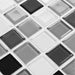 Glass Venetian Tile Set in White Gray Black by Madecoglass 0